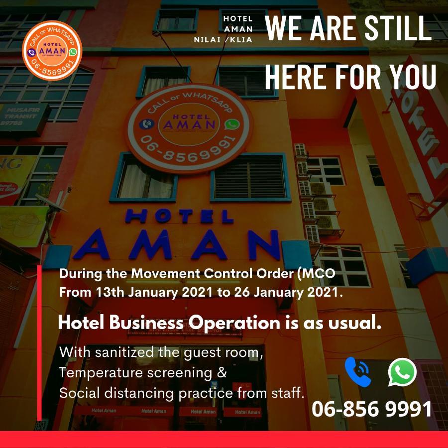 Hotel Aman- Nilai & Klia Extérieur photo